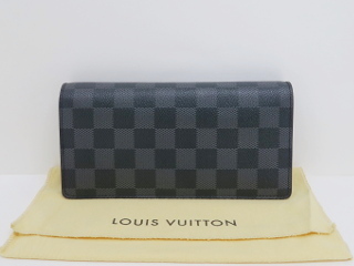 ルイヴィトン ダミエ・グラフィット ポルトフォイユ・ブラザ N62665の
