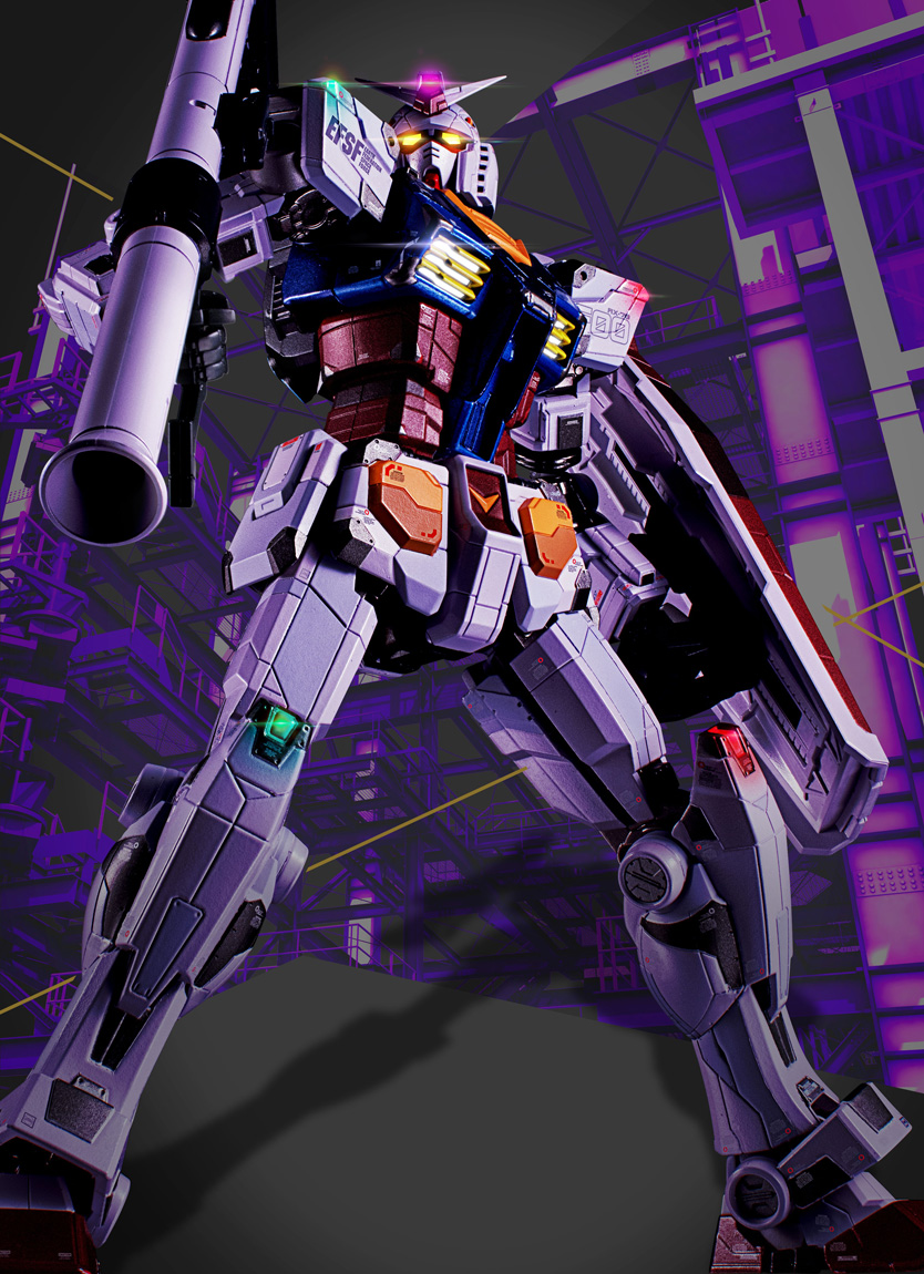 超合金 超合金×GUNDAM FACTORY YOKOHAMA RX-78F00 GUNDAM ‐Night