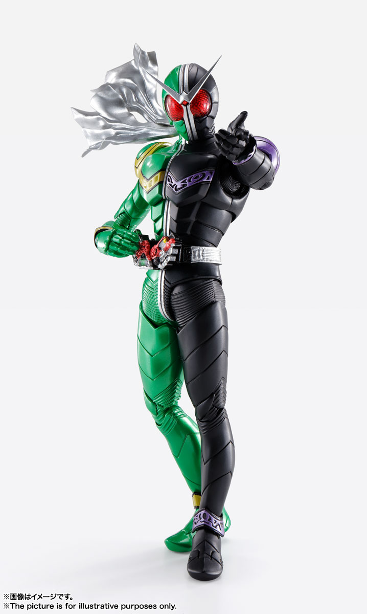 S.H.Figuarts（真骨彫製法） 仮面ライダーW サイクロンジョーカー 風都