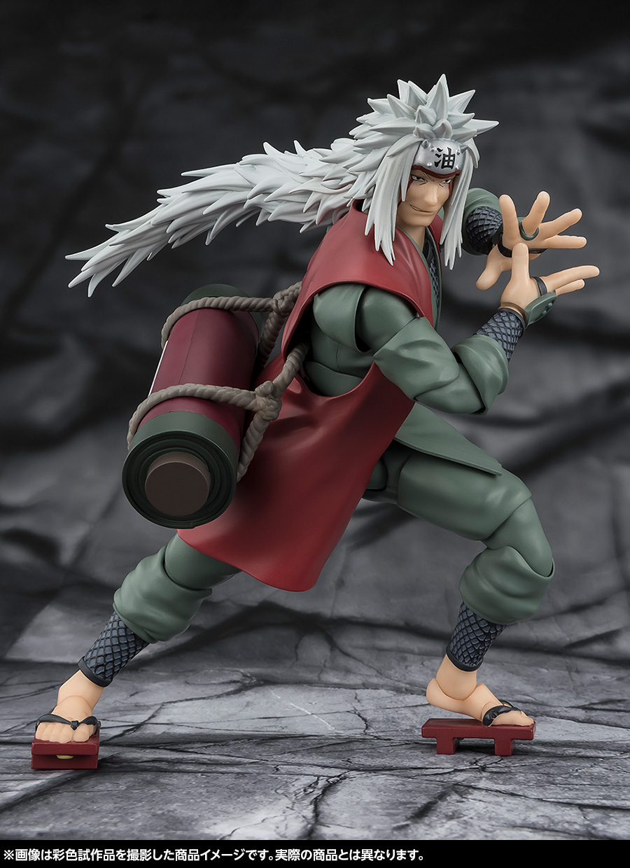 伝説の三忍、ついに集結！「S.H.Figuarts 自来也 -仙術極めし木ノ葉の