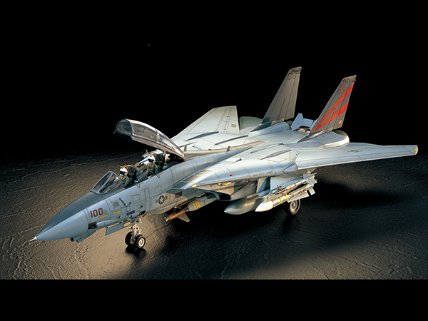 タミヤ 1/32 グラマン F-14A トムキャット-カスタムブライス＆アウト
