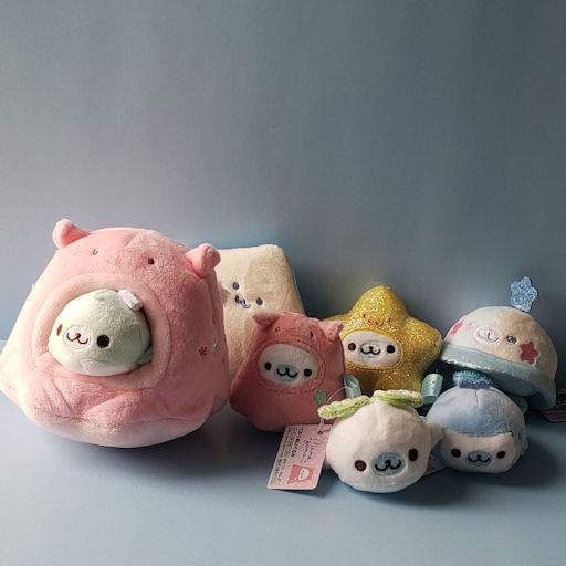 220405 まめゴマ おそらのすいぞくかん てのりぬいぐるみ＆お空のすい