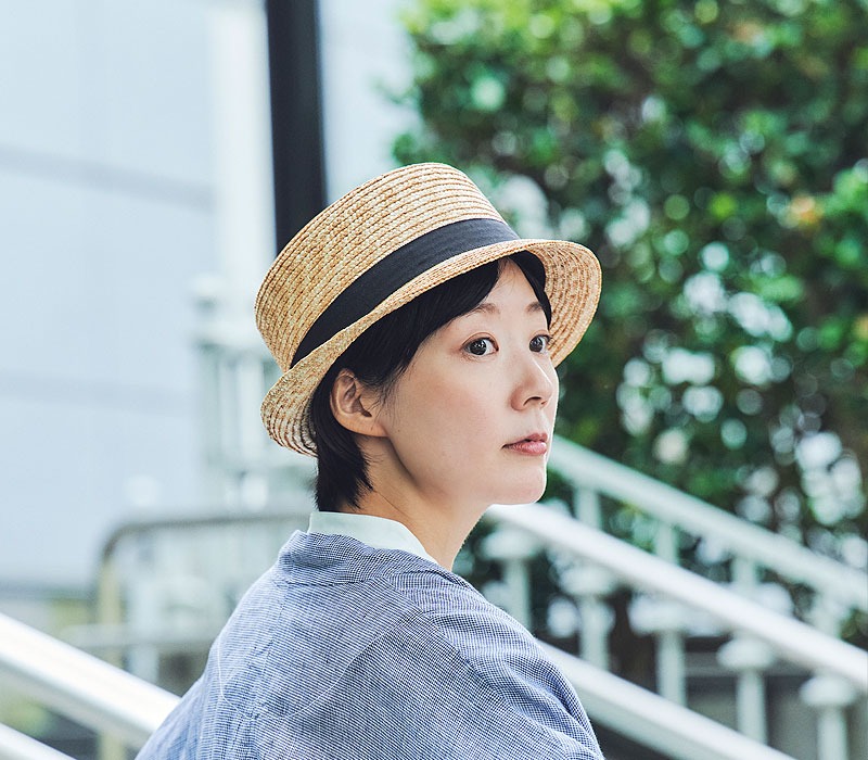 田中帽子店Colette（コレット）カンカン型 中折れハット 57.5cm 婦人用