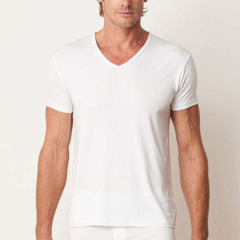 Silktouch Vネック 半袖 Tシャツ_39606 | Tani | とろけるような着心地