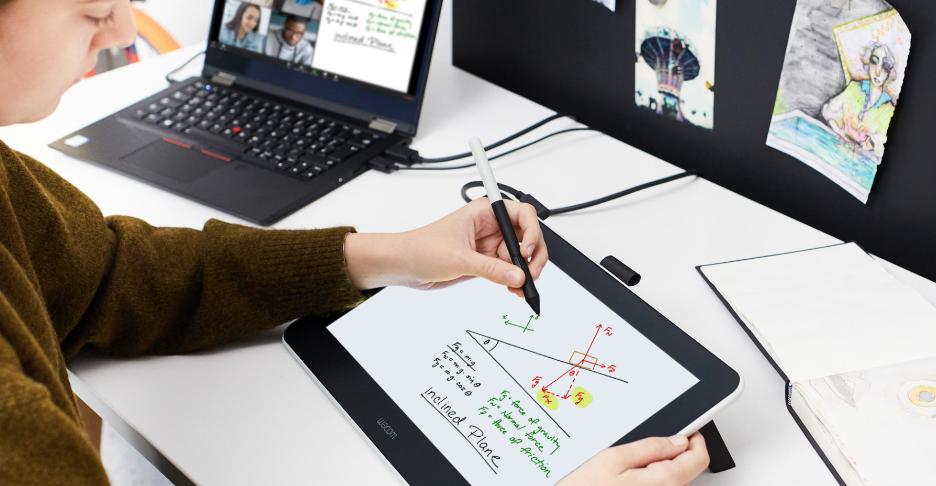 学び」、「仕事」の場でペンタブレットを活用 ｜ワコムタブレット