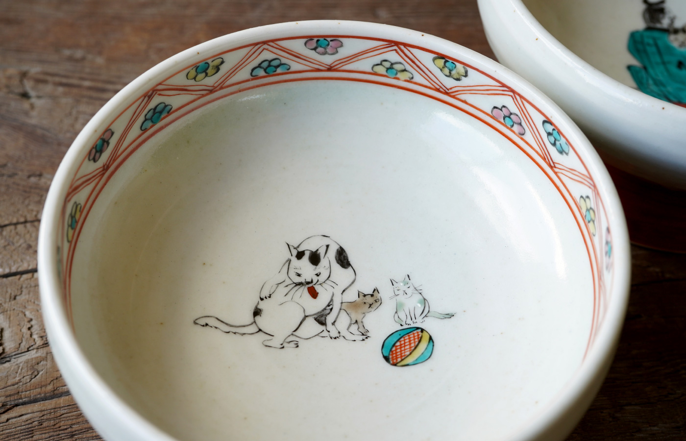 猫の皿や鉢がかわいい食器 松浦ナオコ（まつうらなおこ）の作家作品