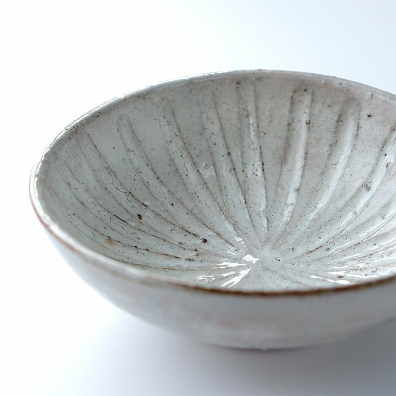 粉引彫文（こひきほりもん） 粉引彫文 取り鉢〈5個〉 美濃焼 |皿や鉢