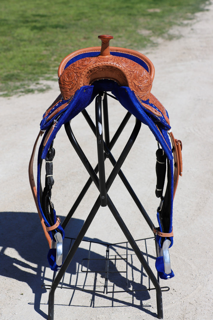 ROYAL BLUE PHOENIX SADDLE - 14