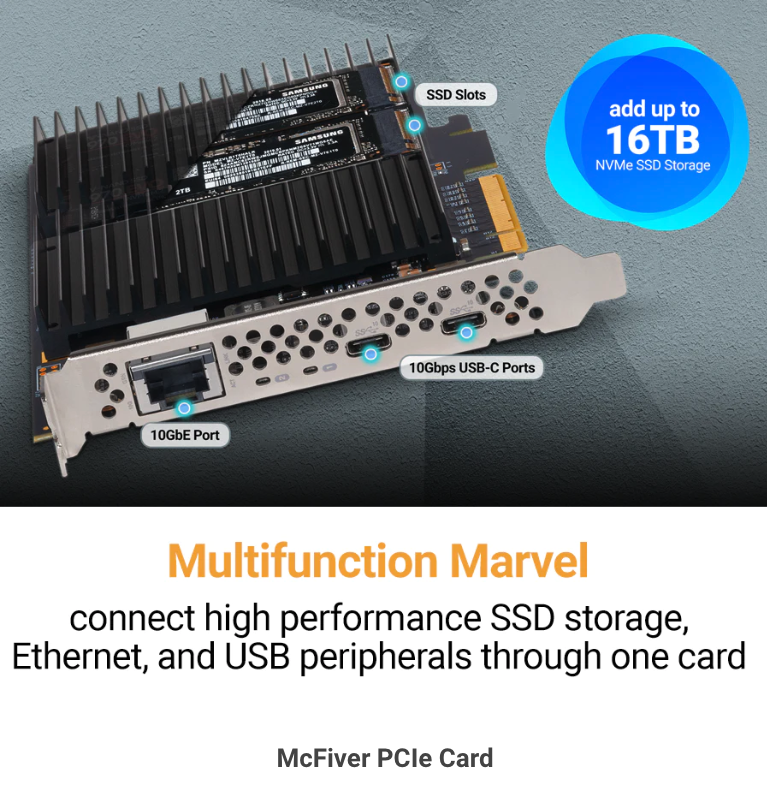 McFiver PCIe Card - Sonnet Technologies - 製品情報 | TACSYSTEM