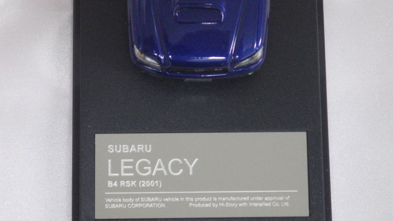ハイストーリー スバル レガシィ B4 RSK 2001 ノーティックブルー