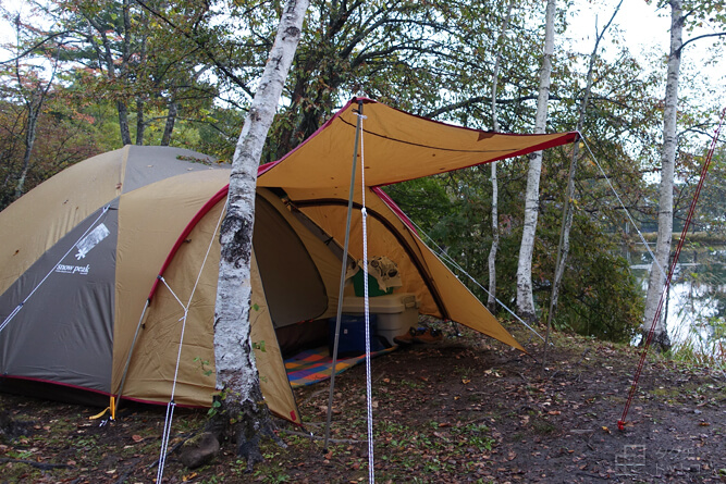 アメニティドームをさらに快適にするオプションパーツ『アップライト