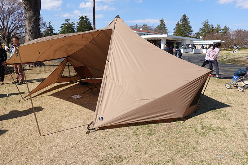 広さ・見た目・機能性すべて良しのワンポールテント、ZANE ARTSの「PS