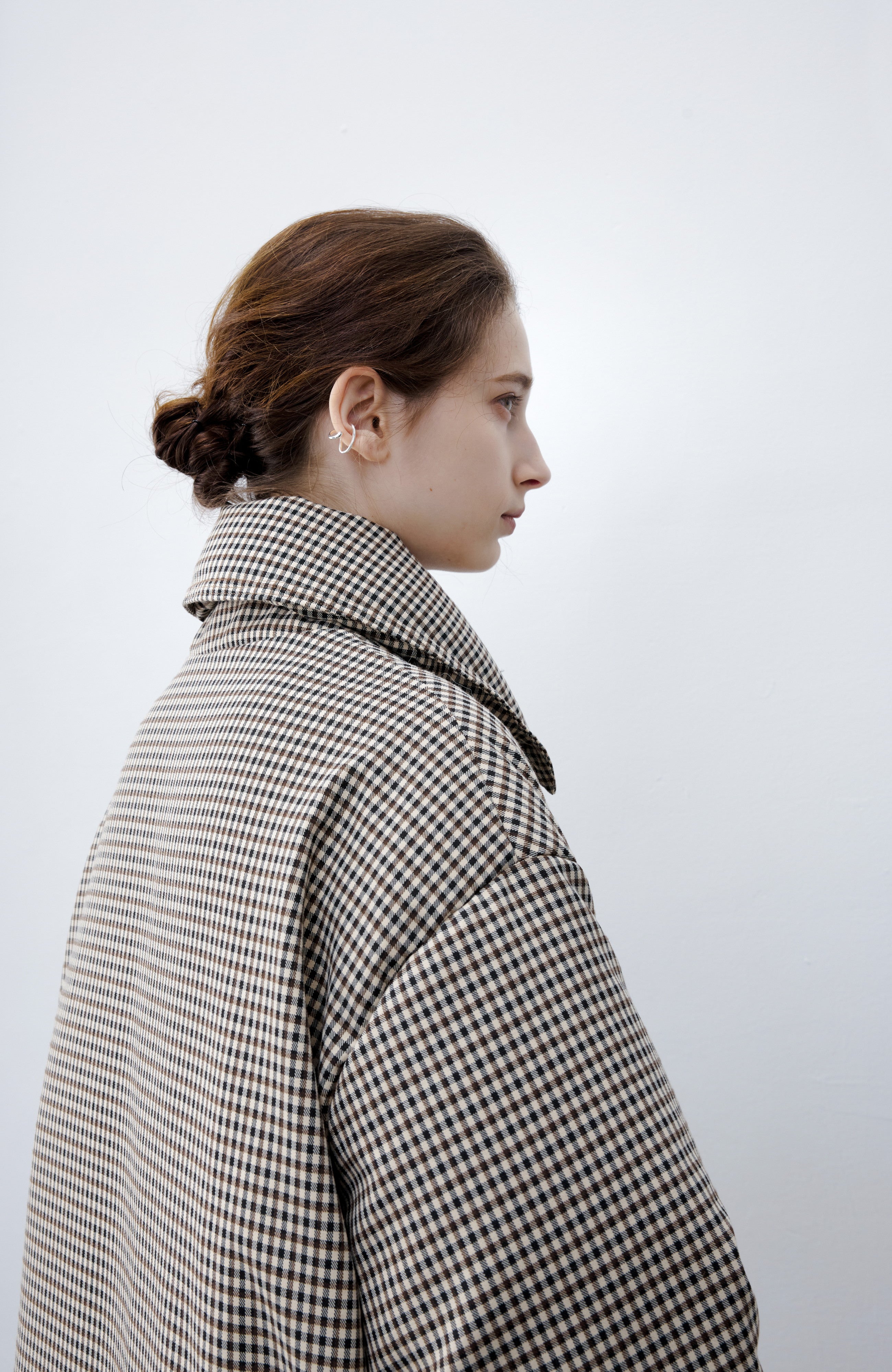 CLASSIC PLAID DOWN COAT / クラシカルチェックダウンコート