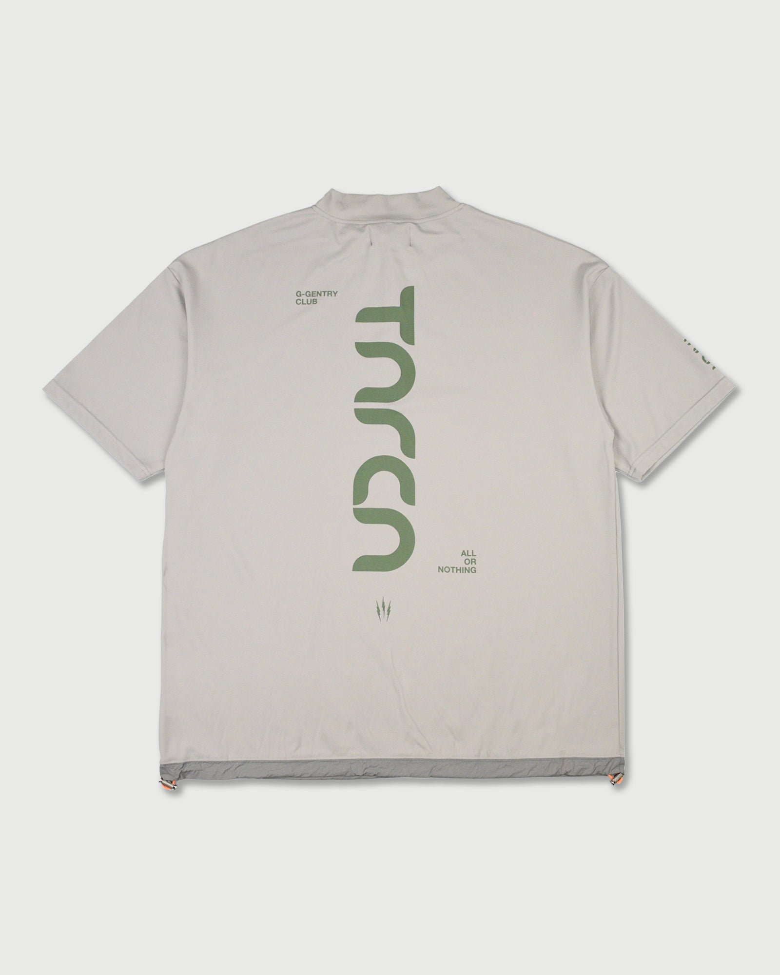 TNRCN EVERCORE™ HALF-ZIP TEE | GRAY – TAIN DOUBLEPUSH