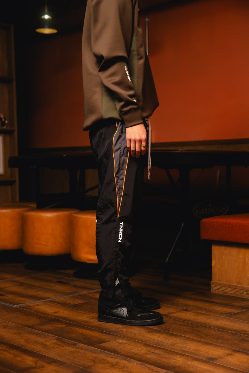 TNRCN NYLON SETUP PANTS BLACK – TAIN DOUBLEPUSH