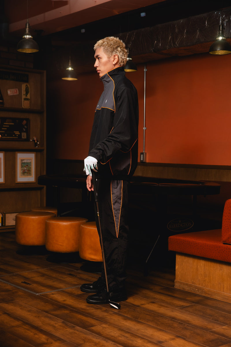 TNRCN NYLON SETUP PANTS BLACK – TAIN DOUBLEPUSH