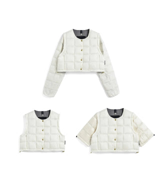 POP UP限定商品】【WOMEN】”クルーネックボレロ”インナーダウンセット