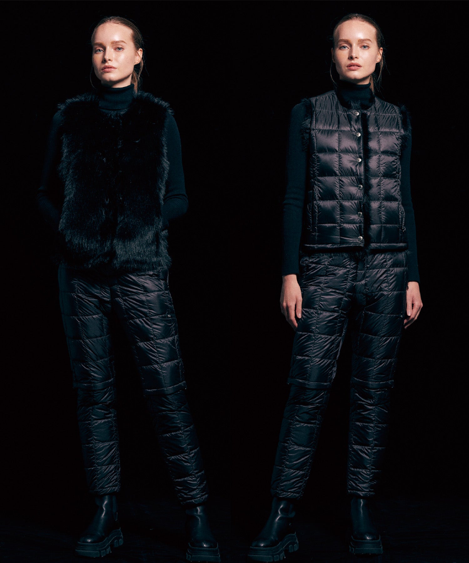 TAION EXTRA｜タイオン エクストラ |[MENS]CREW NECK INNER DOWN SET