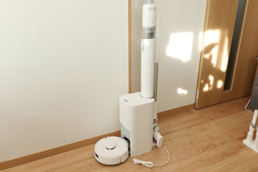 SwitchBot K10+ Pro Comboをレビュー！サイクロンコードレス掃除機が