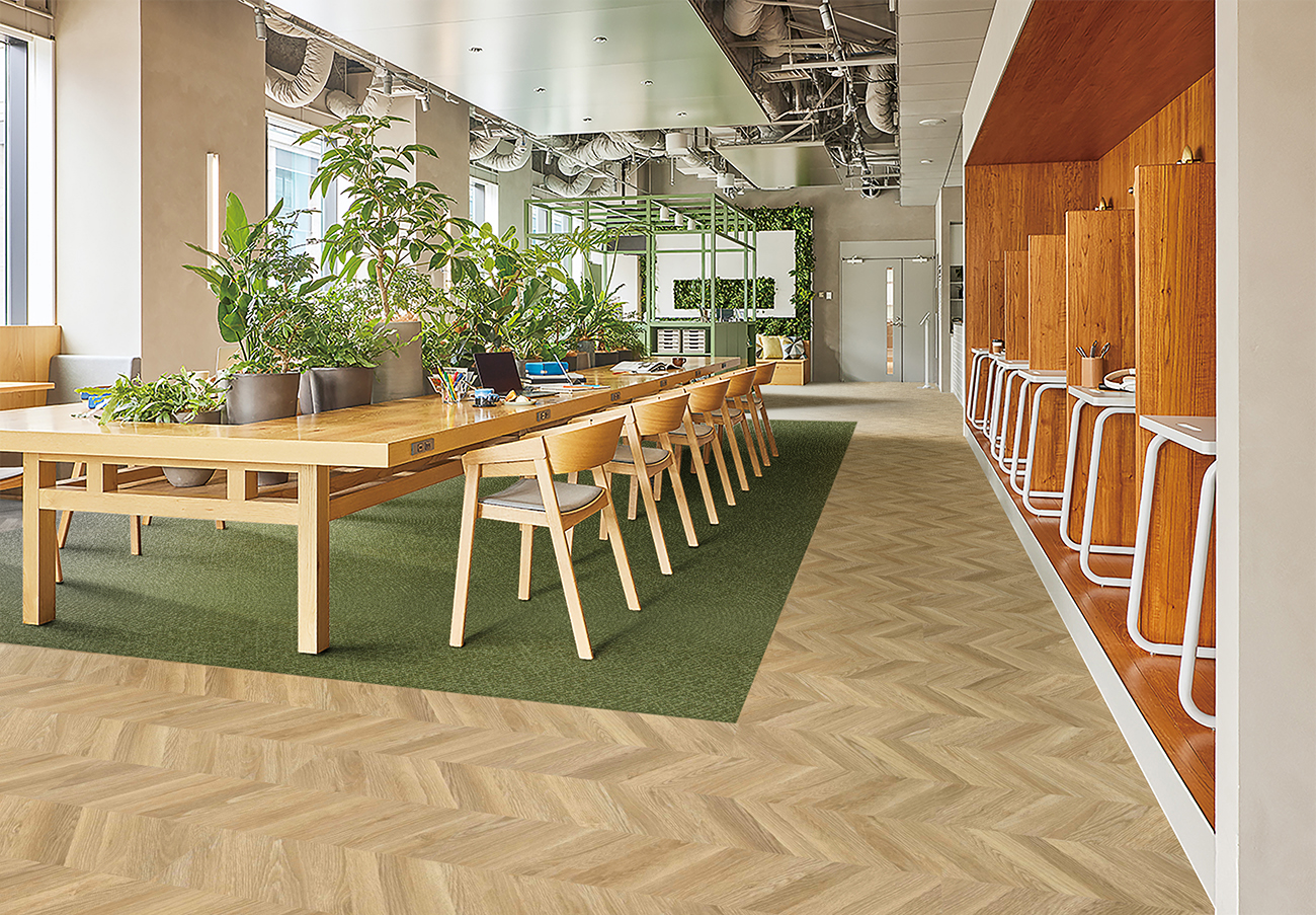 レイフラットタイルノーワックス 木目200×1000mm｜床材商品情報｜田島