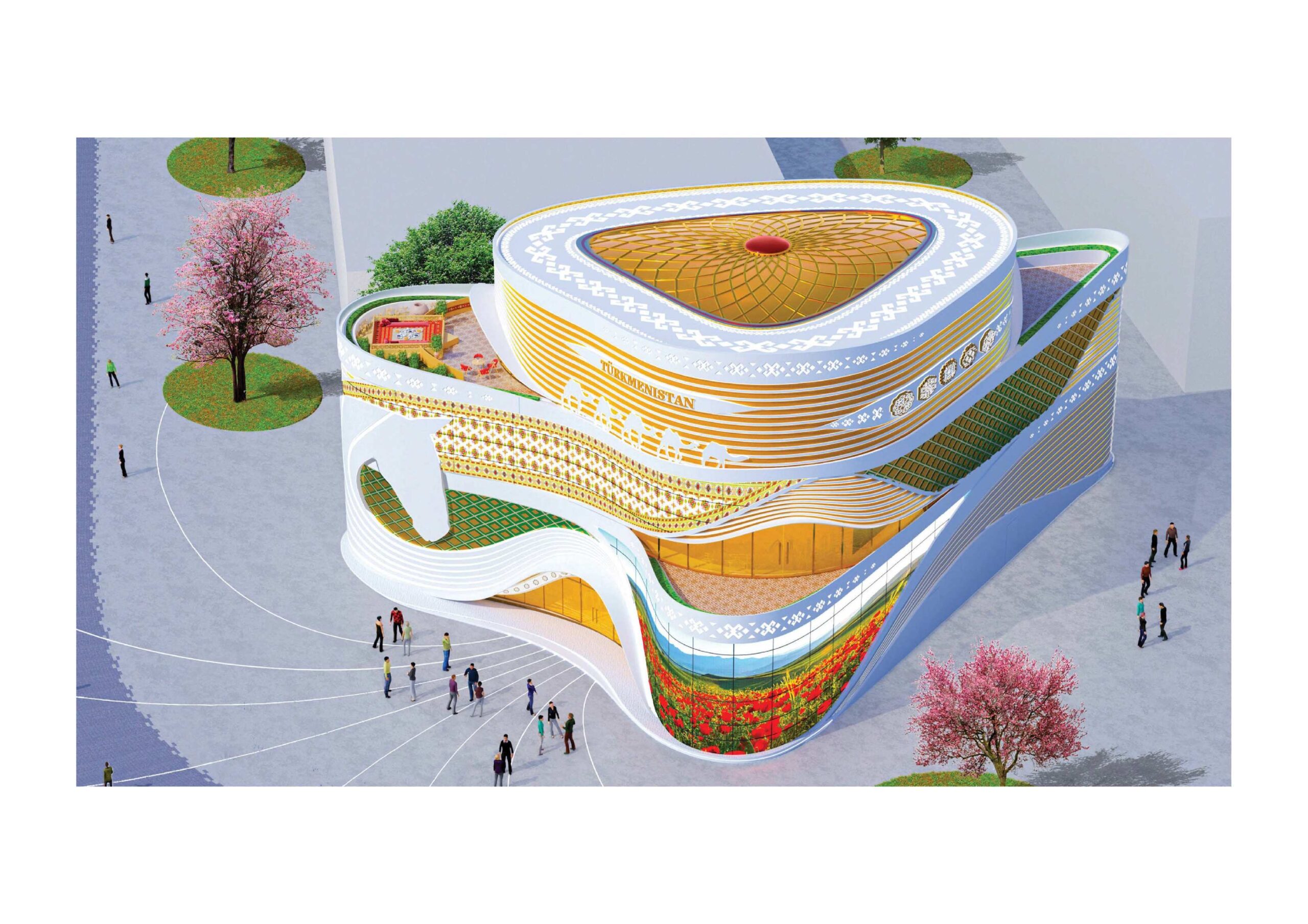 大阪万博トルクメニスタンパビリオントルクメニスタン｜株式会社高橋