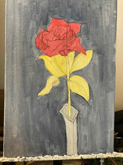 油絵初心者の為の描き方・その1 下書きと配色 ！ 想いをカタチに 油絵