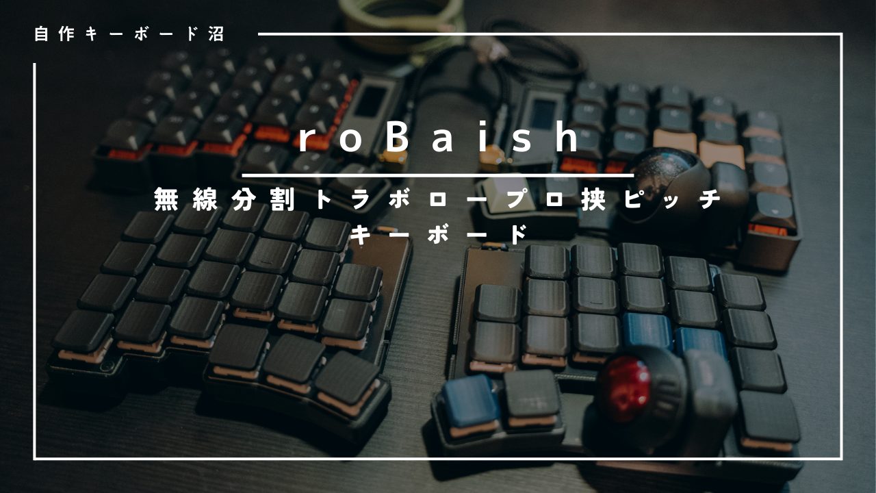 roBaish】分割キーボードの新たな仲間が加わりました！~キーボード沼