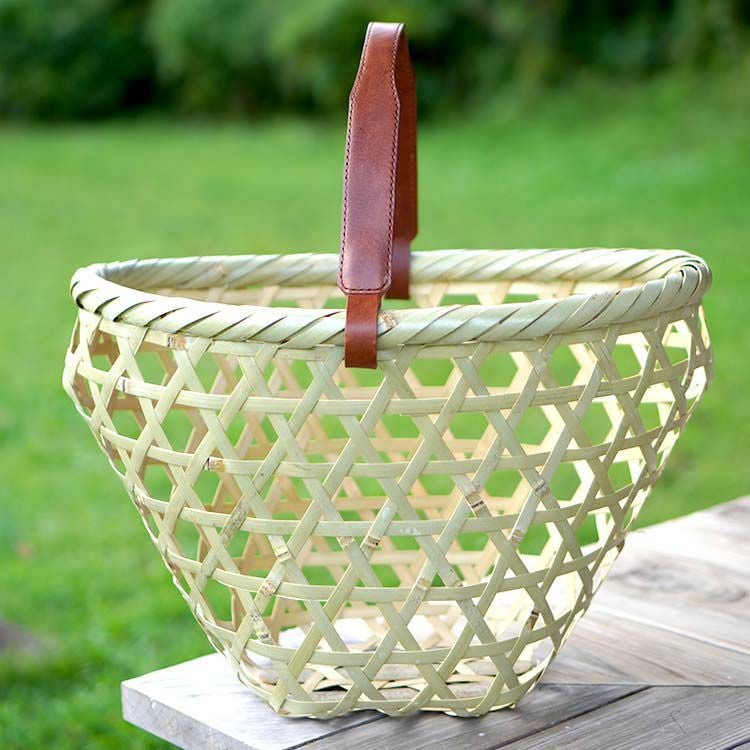 スズ竹市場かご(特々大)篠竹 | 虎斑竹専門店 竹虎