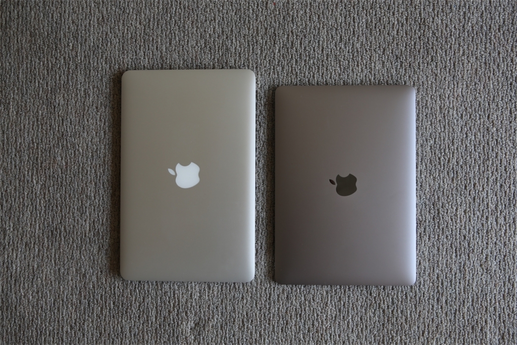MacBook 2017 買ってみました。MacBookAir 11インチと比べて思うこと