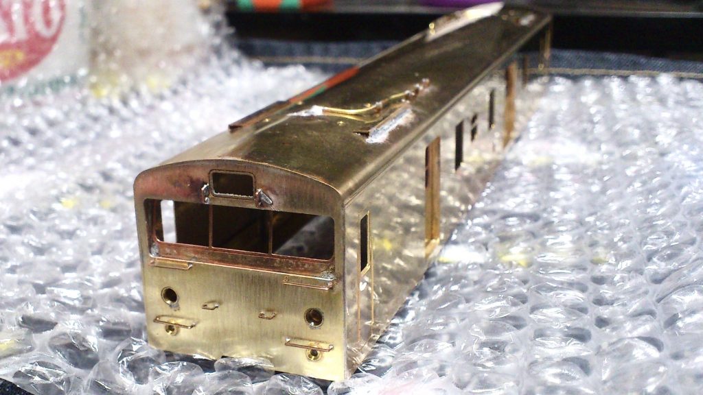 カツミチャレンジキット クモユニ74 製作記1 ～組立から塗装前まで