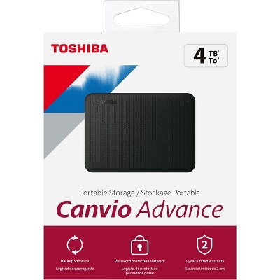 Toshiba Canvio Advance HDTCA40XK3CA 4 TB Portable Hard Drive