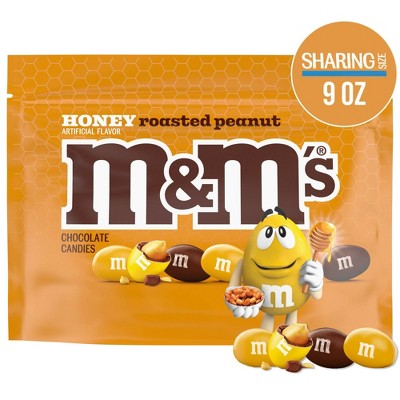 M&M's Honey Roasted Nut Chocolate Candy - Sharing Size - 9oz : Target