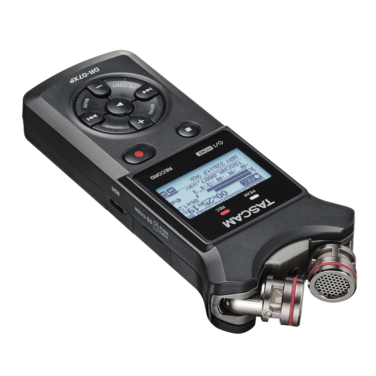 DR-07XP | 2-Channel 32-Bit Float Handheld Recorder With USB-C