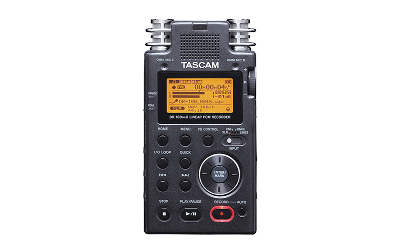 DR-100MKII | 24bit/96kHz Linear PCM Recorder | TASCAM - United States