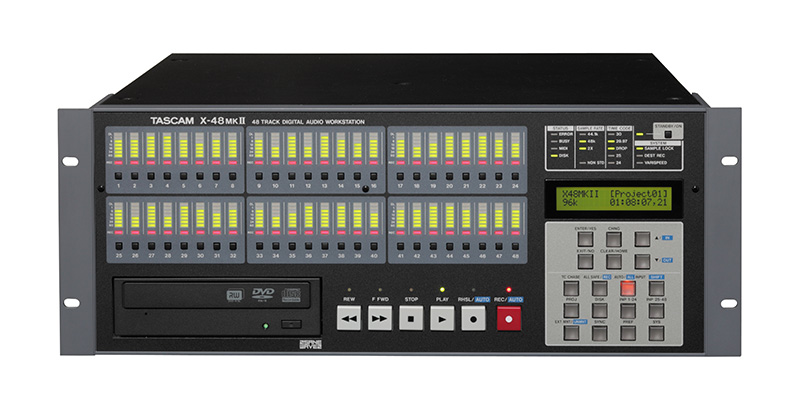 X-48MKII | 48-Track Hybrid Hard Disk Workstation | TASCAM