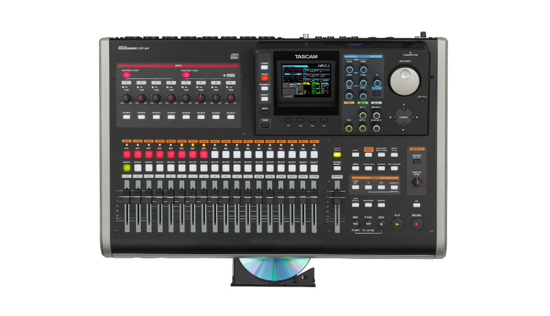 DP-24 | 24トラック SD/SDHC MTR、CD-R/RWドライブ搭載 | TASCAM (日本)