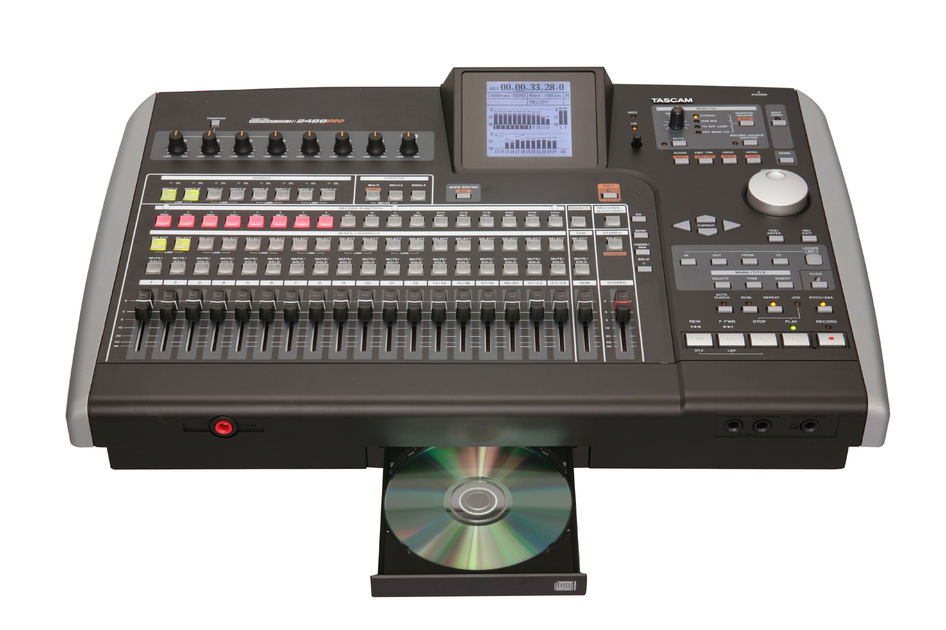 2488neo | 24 トラック HDDMTR／CD-R付き | TASCAM (日本)