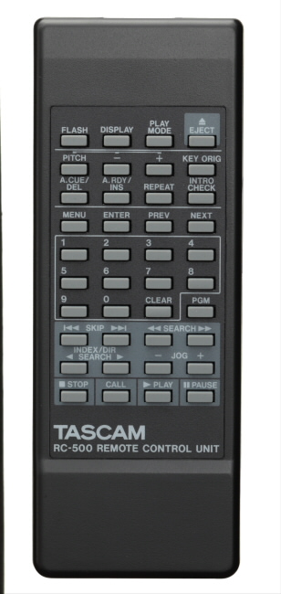 CD-500B | 業務用1U CDプレーヤー | TASCAM (日本)