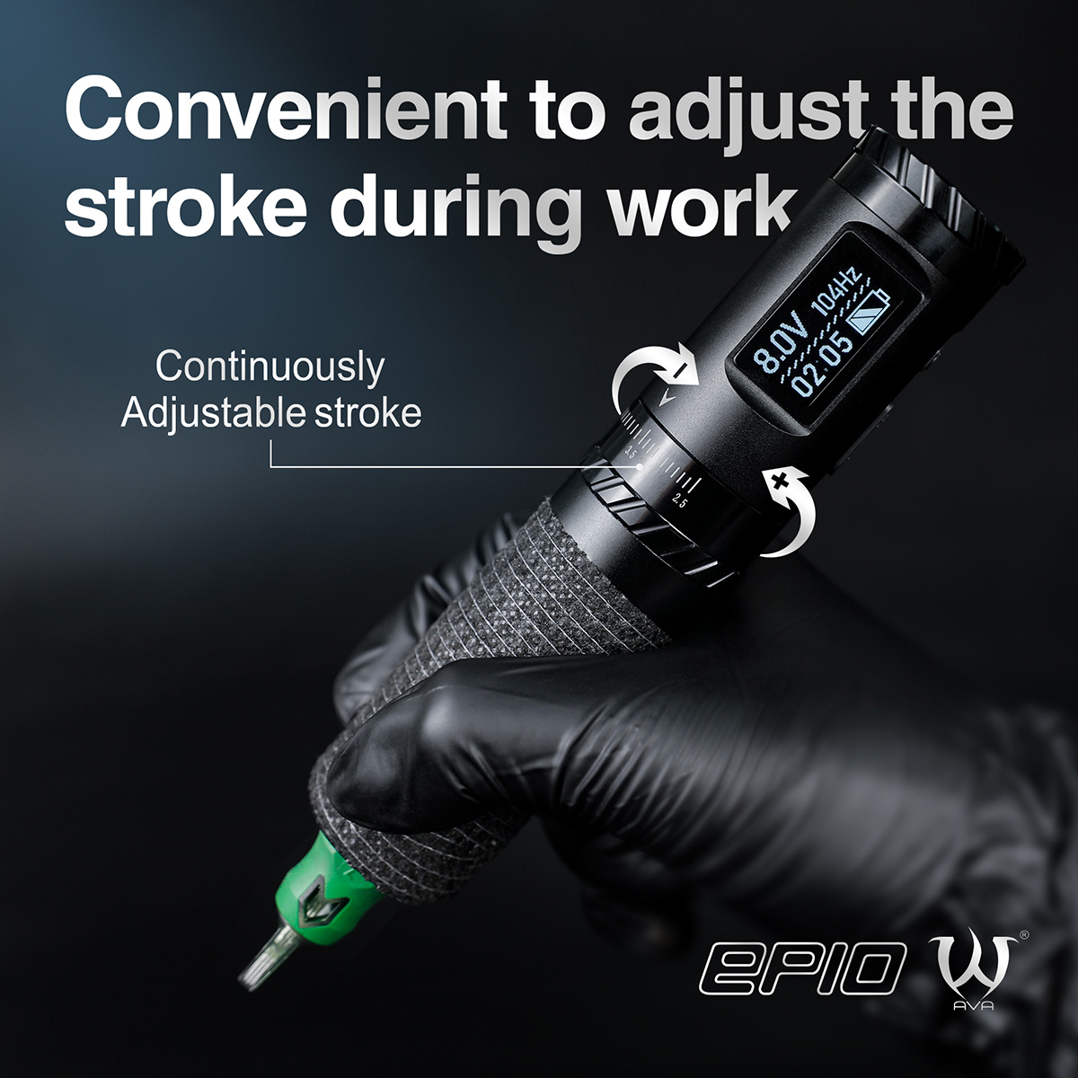 EP10 Wireless Tattoo Machine | Redz Tattoo Supply