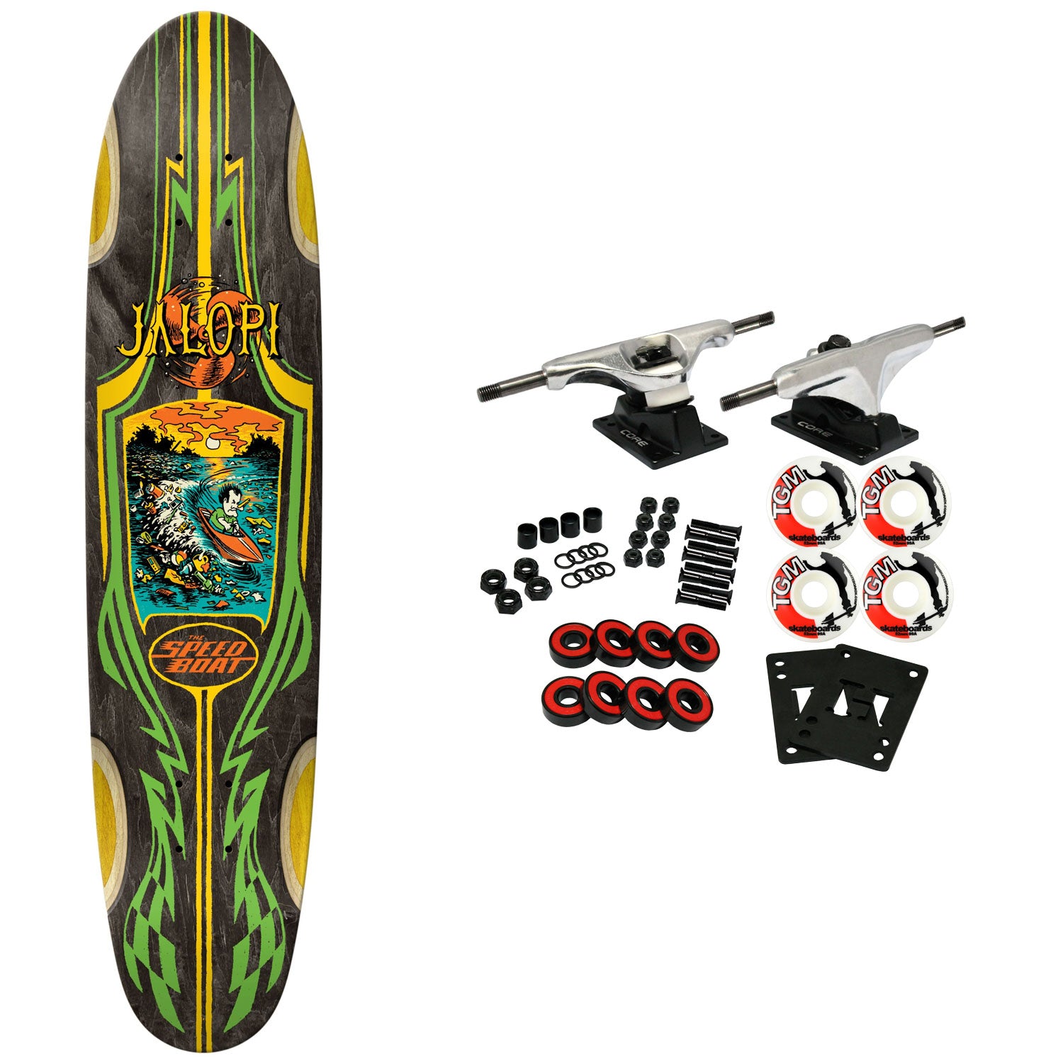 Anti Hero Skateboard Complete Jalopi Speedboat 7.74