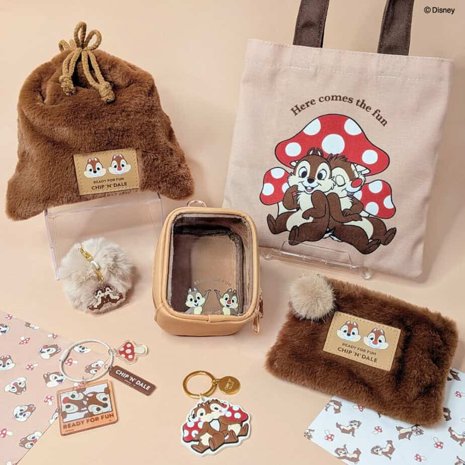 Chip & Dale Autumn Collection Arrives at Can Do 100 Yen Stores