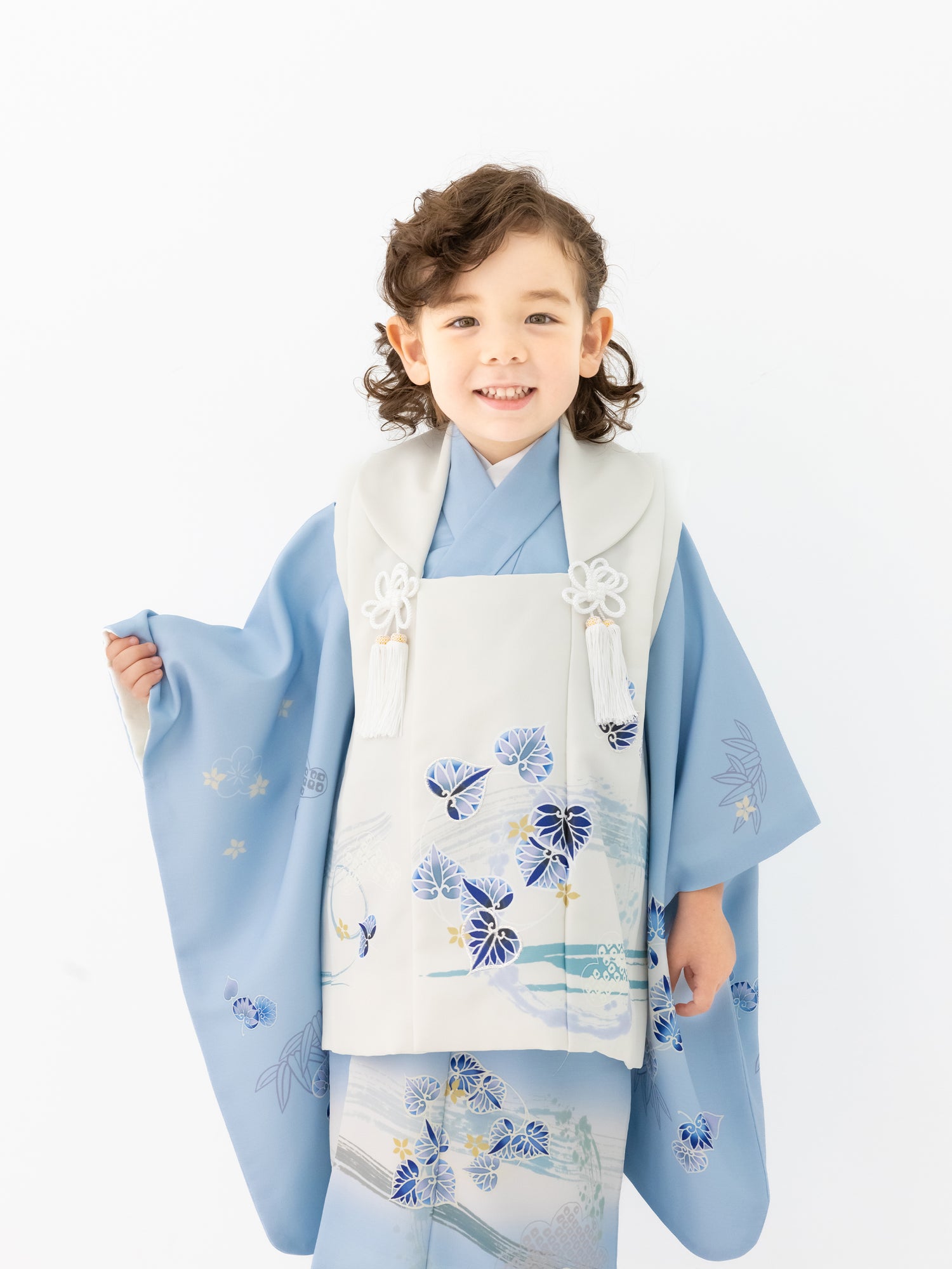 S1309 葵/白 七五三着物レンタル – tententen(てんてんてん)