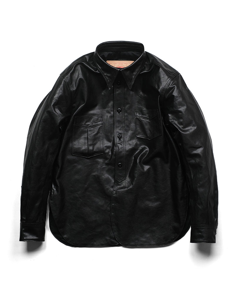 LEATHER WORK SHIRT WS03 | Tenjin Works – 天神ワークス
