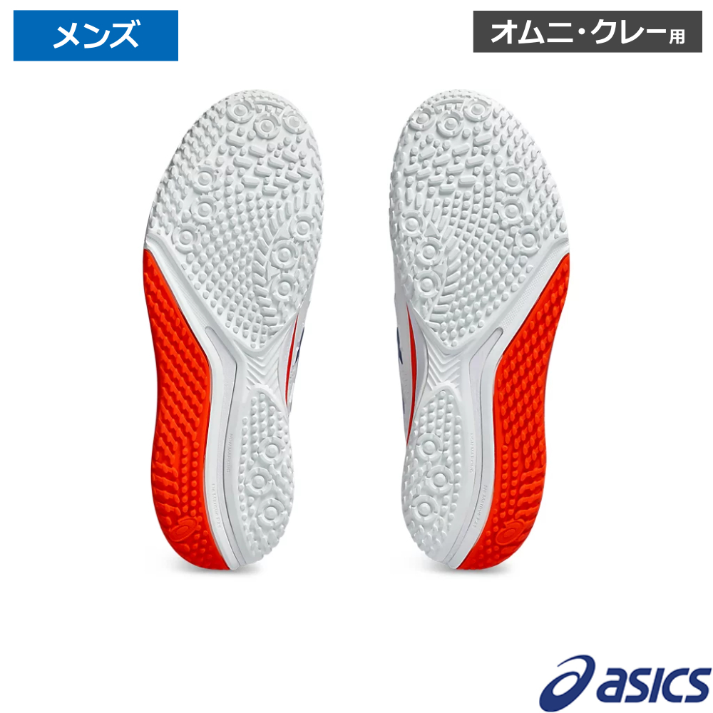 アシックス(asics)ゲルレゾリューション9 OC ホワイト/ブルーエクス