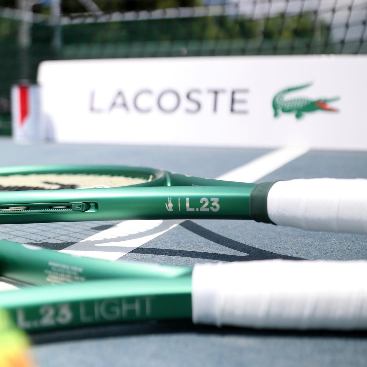 LACOSTE】新作ラケット！「L.23」/「L.23LIGHT」の詳細公開＆初打ち