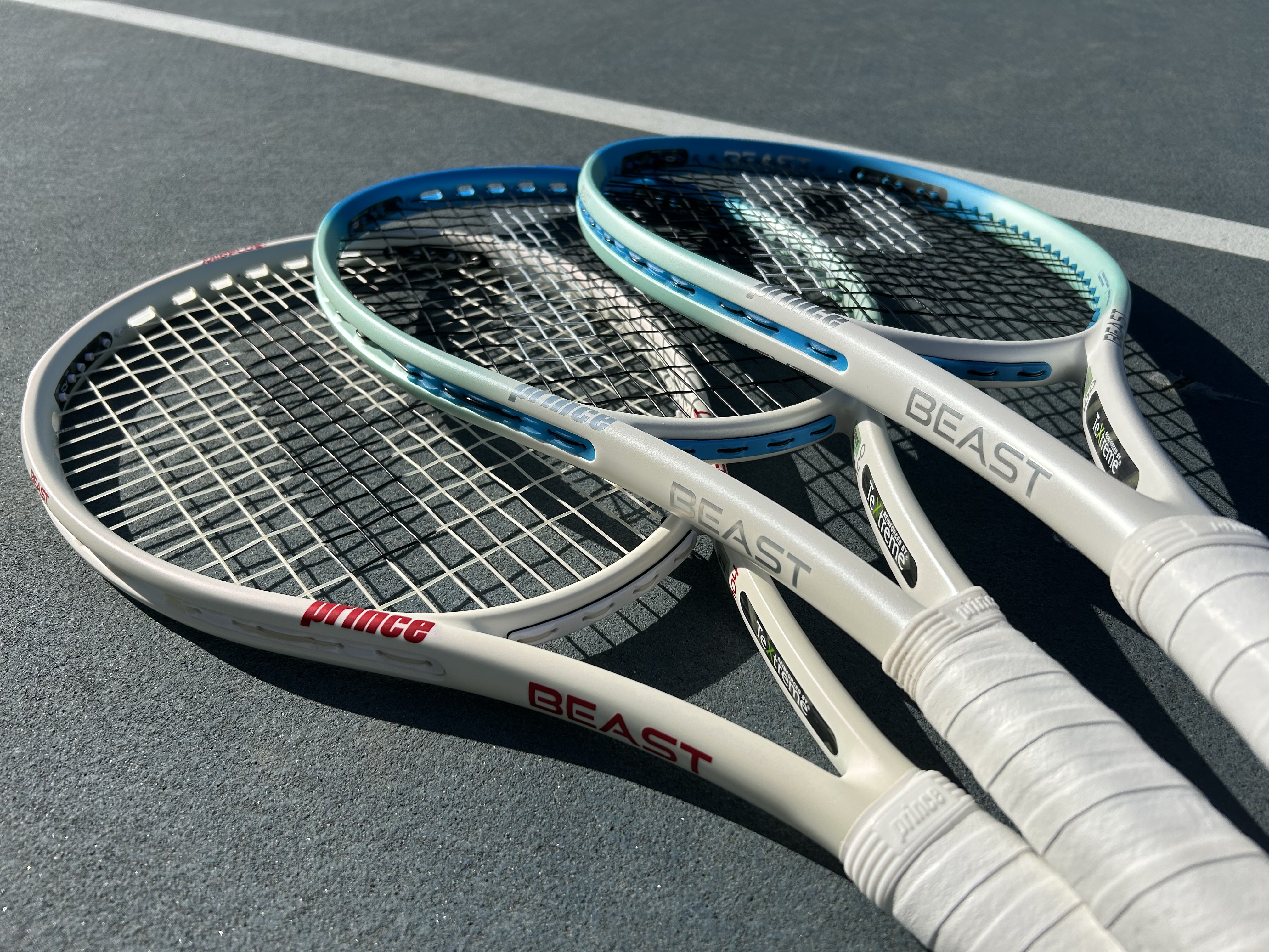 Prince】BEASTシリーズの280gのモデル3機種を宇野真彩プロと一緒に打ち