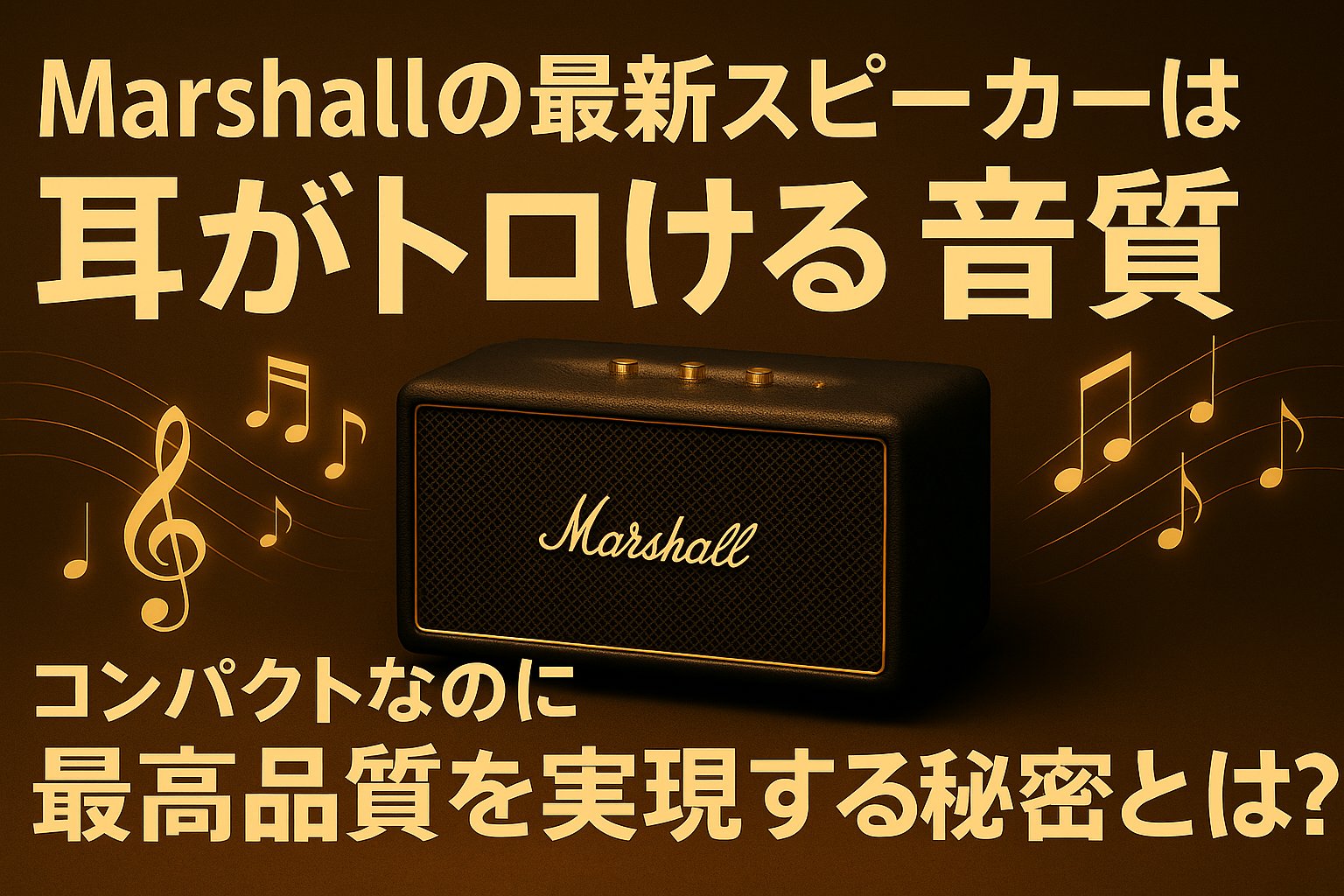 耳がトロける音質｜Marshall Willen II レビュー【小型スピーカーの革命】