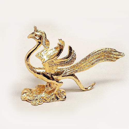 四神獣(青龍 朱雀 白虎 玄武：鍍金) セット - 横浜中華街天宝堂本店