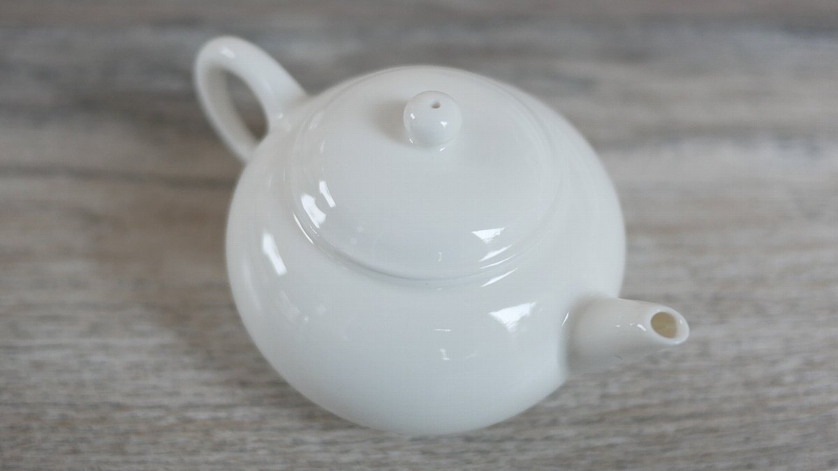 三希 牙白 水平壺 - 桃花源(中国茶・茶器・インテリア雑貨)