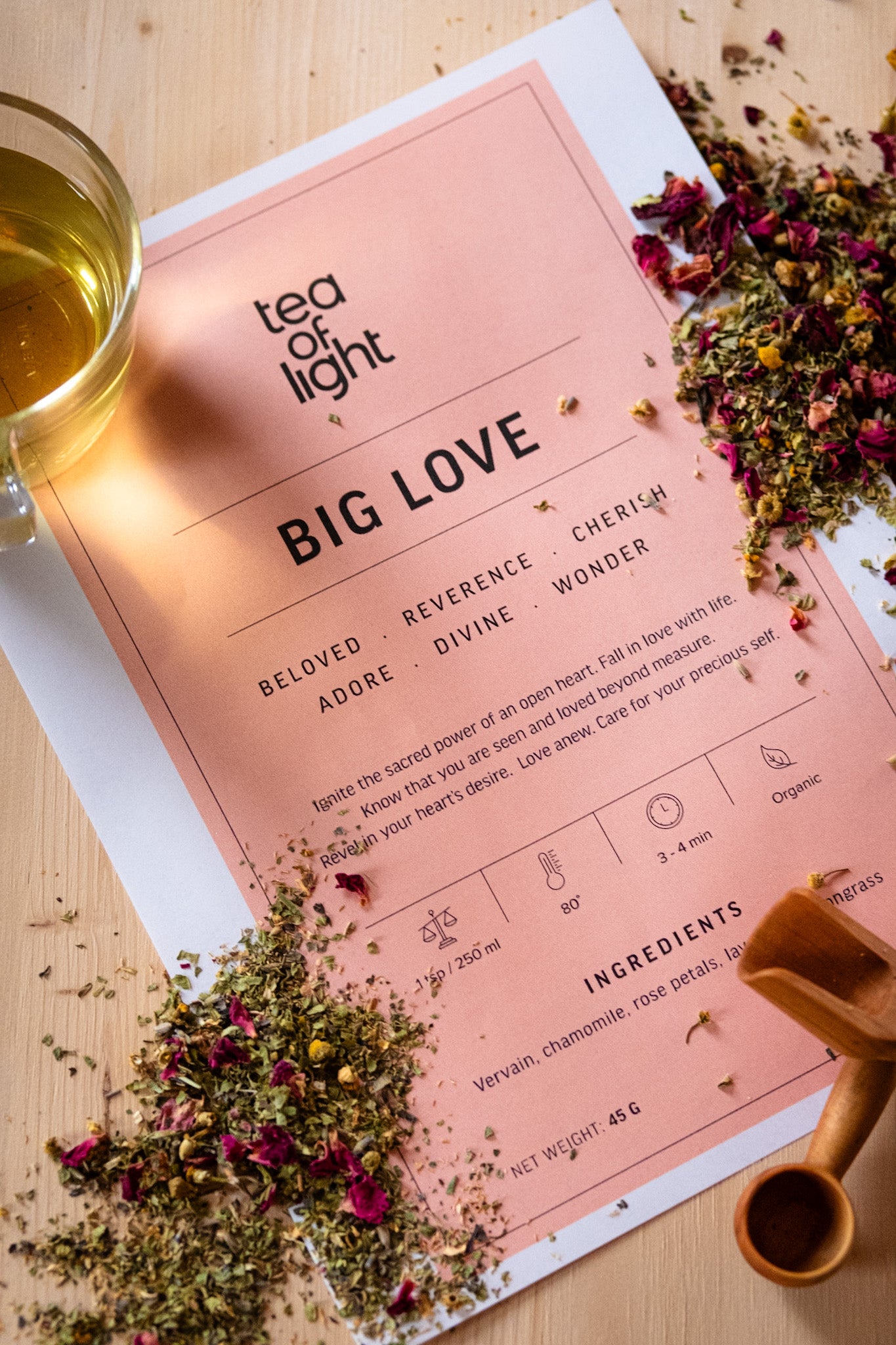 Big Love - Organic Herbal Tea | Tea of Light